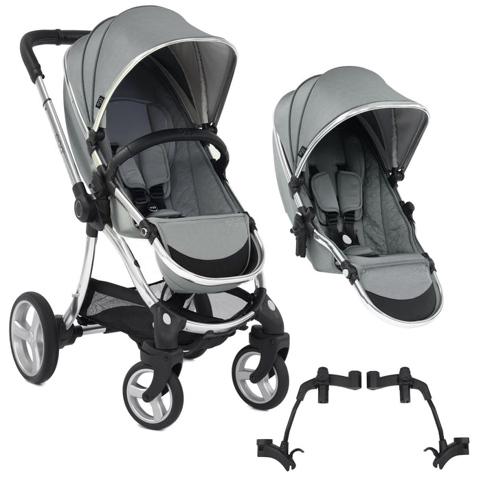 egg2® Double Stroller, Monument Grey