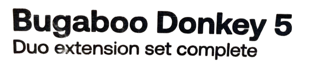 Shop Bugaboo Donkey 5 Duo Extension Set, Black, Midnight Black, Midnight Black, 2025, with Canopy at GoodBuy Gear