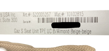 Shop Cybex Gazelle S Seat Unit, Black Frame, Almond Beige at GoodBuy Gear