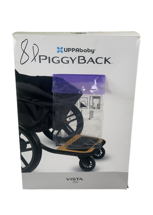 Shop UPPAbaby VISTA PiggyBack Ride-Along Board (2015+), Natural Wood/Black at GoodBuy Gear