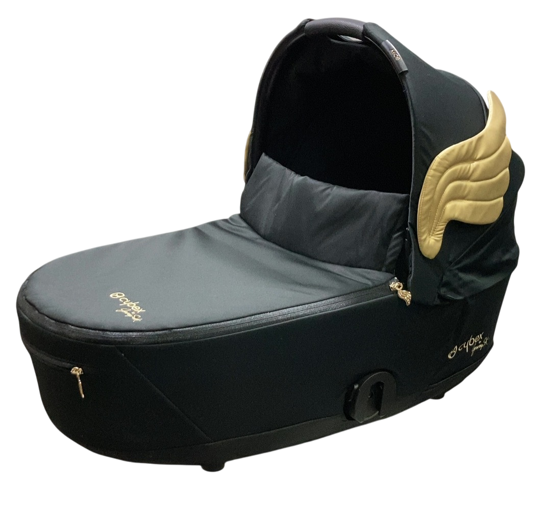 Cybex MIOS LUX Carry Cot, Jeremy Scott Wings, Black