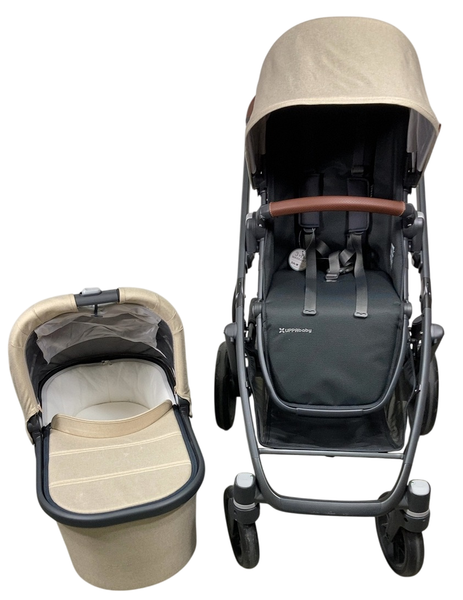 uppababy vista v2 oat melange UPPAbaby VISTA V2 Stroller, 2024, Declan (Oat Melange)