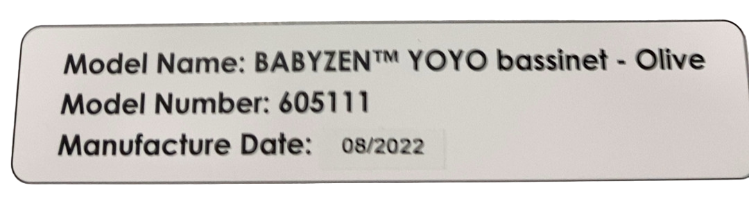 Shop Babyzen YOYO Bassinet, Olive at GoodBuy Gear