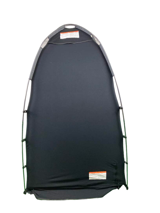 secondhand SlumberPod 3.0 Sleep Canopy, Black with Gray Accents