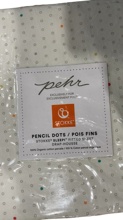 Shop Stokke Sleepi Fitted Sheet By Petit Pehr, Rainbow Dot at GoodBuy Gear
