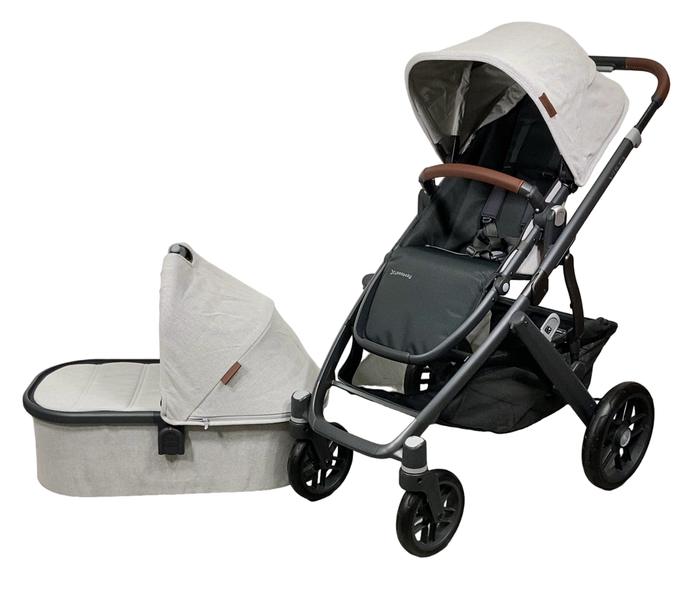 uppababy anthony vista v2 UPPAbaby VISTA V2 Stroller, 2024, Anthony (White & Grey Chenille)