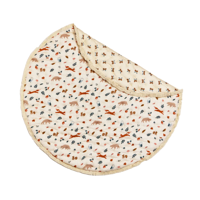 Shop Tiny Kind Baby Quilted Play Mat, Woodland Story at GoodBuy Gear