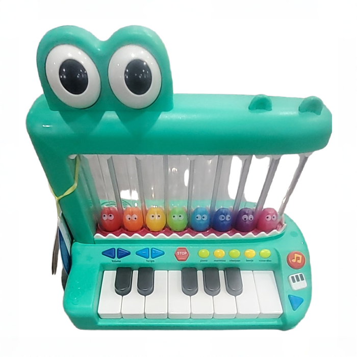 Shop Battat Croco Pop Piano Toy, Multicolor at GoodBuy Gear
