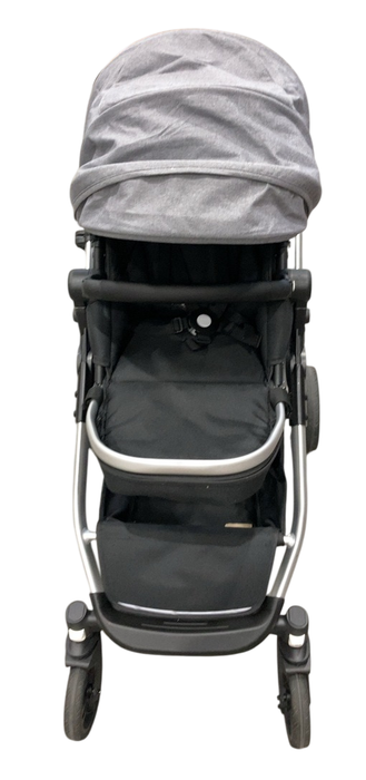 Shop Mockingbird Single to Double 2.0 Stroller, 2025, Heather grey, Silver With Black Leather, Solid Grey at GoodBuy Gear