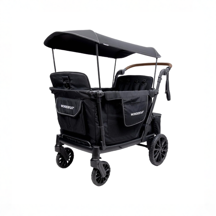 Shop Wonderfold L Stroller Wagon, 4 Seater, Black at GoodBuy Gear