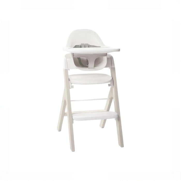 Shop Mockingbird High Chair, Cloud Washed Beech, White at GoodBuy Gear