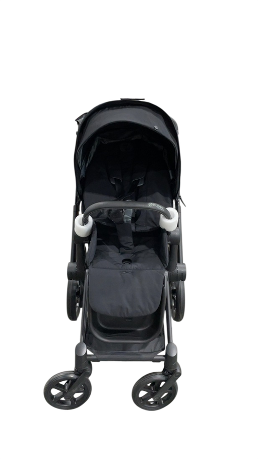 Shop Cybex E-PRIAM Electric Stroller, 2023, Deep Black, Matte Black, with Battery at GoodBuy Gear