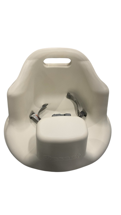 Shop Upseat Baby Floor & Booster Seat with Tray, Coconut (White) at GoodBuy Gear