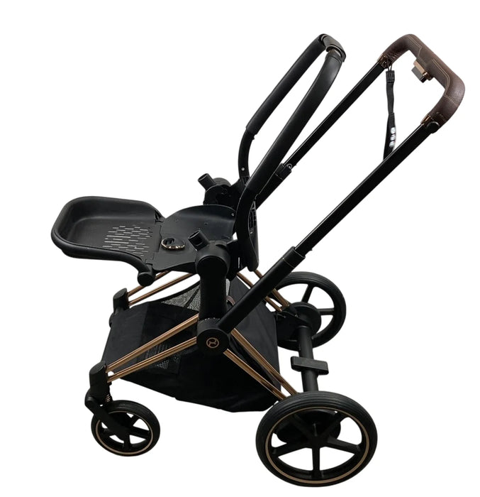 Cybex E-PRIAM Stroller Frame Only, 2023, Rosegold, with Battery