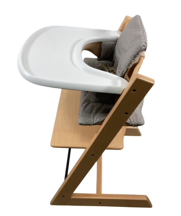 Shop Stokke Tripp Trapp Complete High Chair, Dots Grey, Natural at GoodBuy Gear
