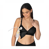 Shop Kindred Bravely Minimalist Hands-Free Pumping And Nursing Plunge Bra, Black, Medium, Regular at GoodBuy Gear