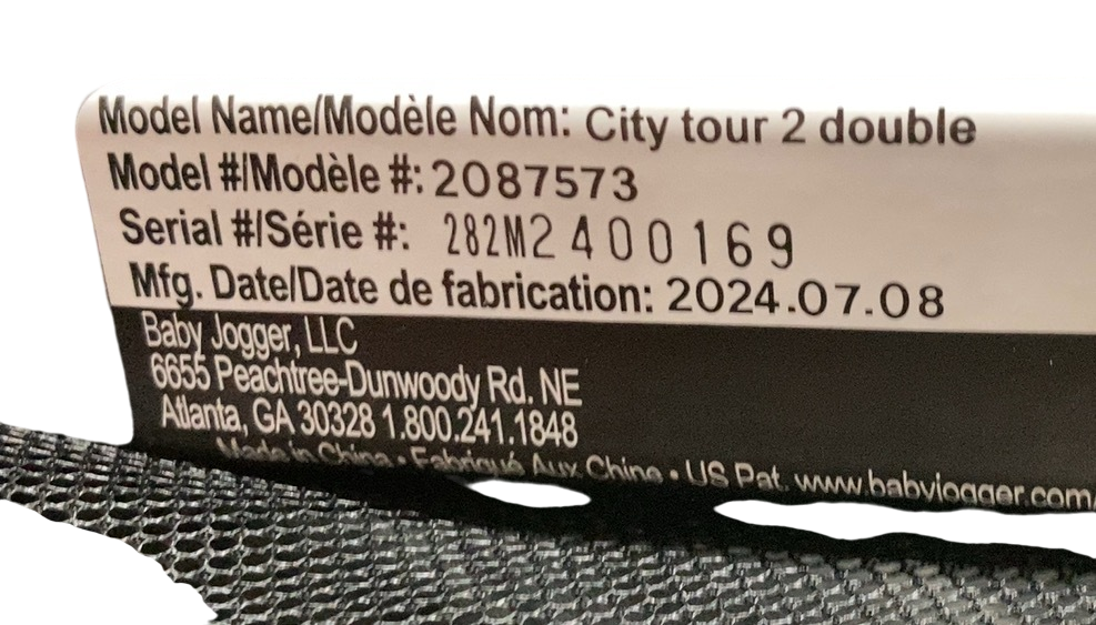 Shop Baby Jogger City Tour 2 Double Stroller, 2024, Jet at GoodBuy Gear