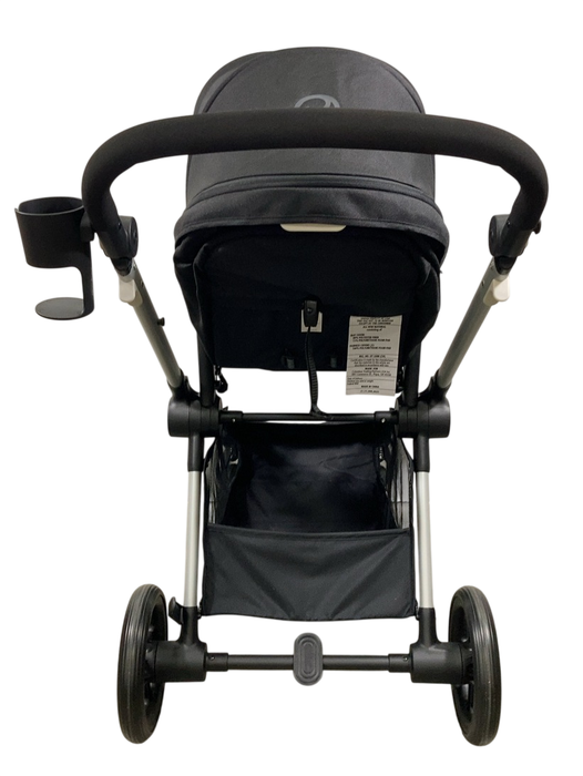 Shop Cybex Eos Stroller, 2024, Moon Black, Silver at GoodBuy Gear