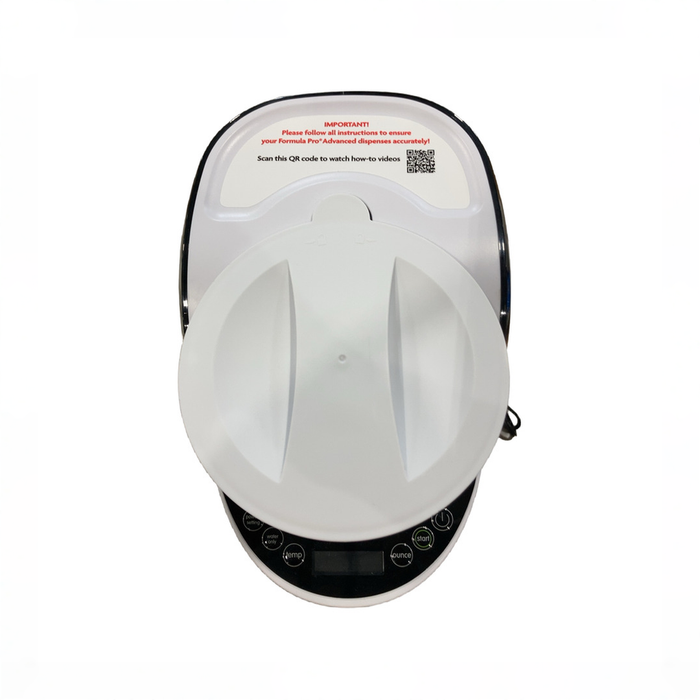 Shop Baby Brezza Formula Pro Advanced Baby Formula Dispenser, White on Black at GoodBuy Gear