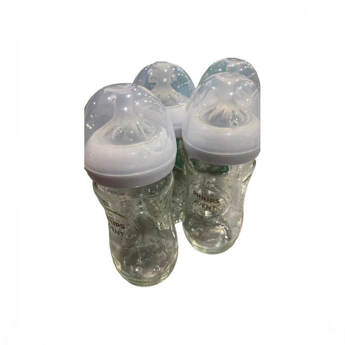 Shop Philips Avent Natural Baby Bottles, 4 Pack, 8oz, Glass at GoodBuy Gear