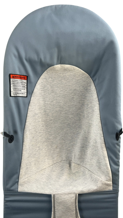 Shop BabyBjorn Bouncer Balance Soft, Black Frame, Blue/Gray at GoodBuy Gear