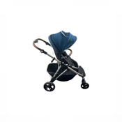 Shop Mockingbird Single to Double Stroller, 2022, Sea, Silver/Brown, Windowpane at GoodBuy Gear