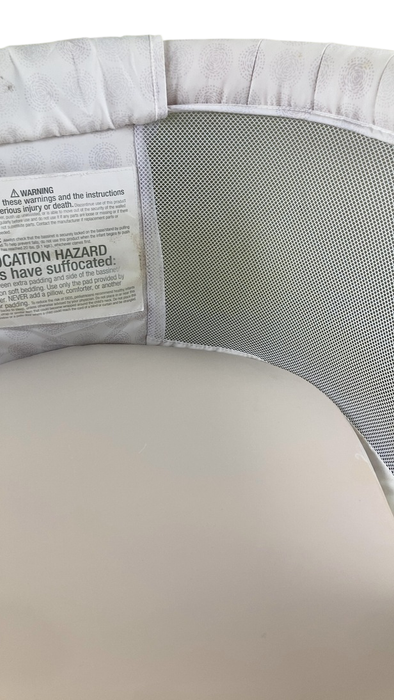 Shop Halo BassiNest Swivel Sleeper Premiere Series, Silver Damask at GoodBuy Gear