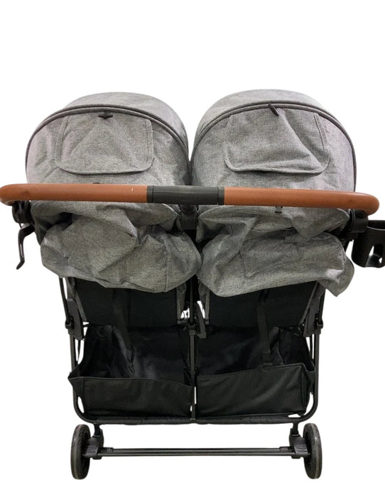 Zoe The Twin V2 Double Stroller, Luxe Grey, 2025