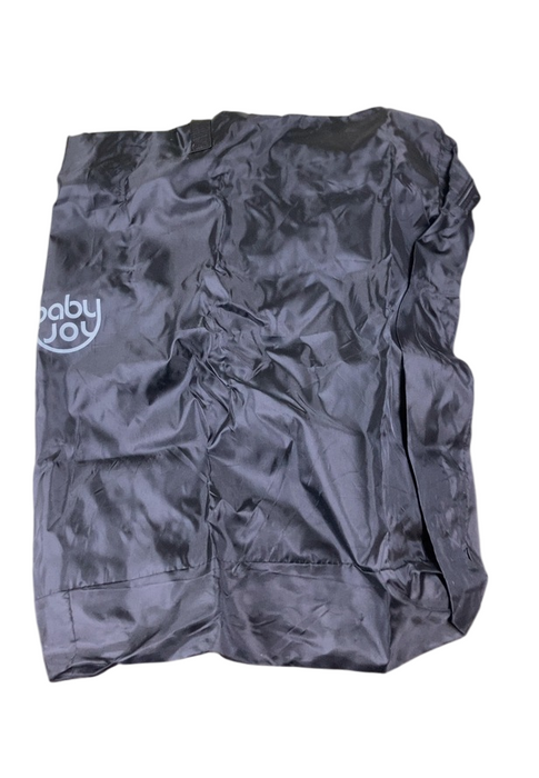 Shop Baby Joy Easy Folding Portable Baby Crib with 7 Adjustable Heights, Black at GoodBuy Gear