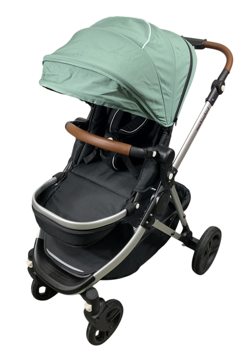 Shop Mockingbird Single to Double 2.0 Stroller, 2024, Sage, Silver With Penny Leather, Watercolor Drops at GoodBuy Gear