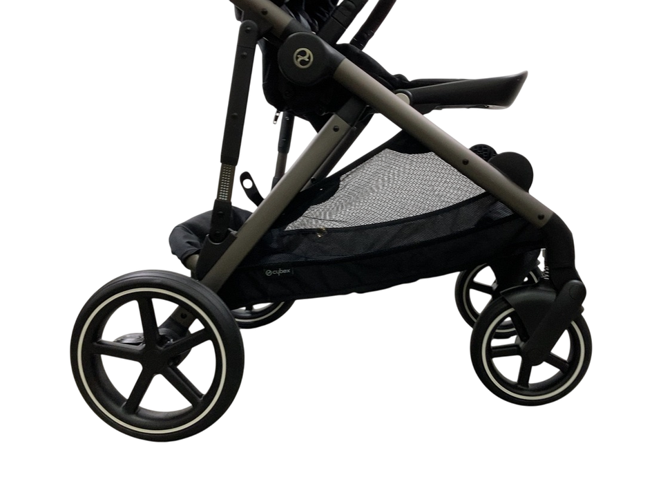 Shop Cybex Gazelle S Modular Stroller, 2024, Moon Black, Taupe Frame at GoodBuy Gear