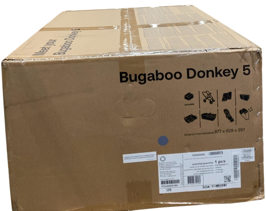 Shop Bugaboo Donkey 5 Mono Stroller, Black, Washed Black, Washed Black, 2025 at GoodBuy Gear