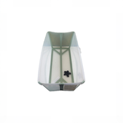 Shop Stokke Flexi Bath Foldable Baby Bathtub, Regular, Transparent Green at GoodBuy Gear