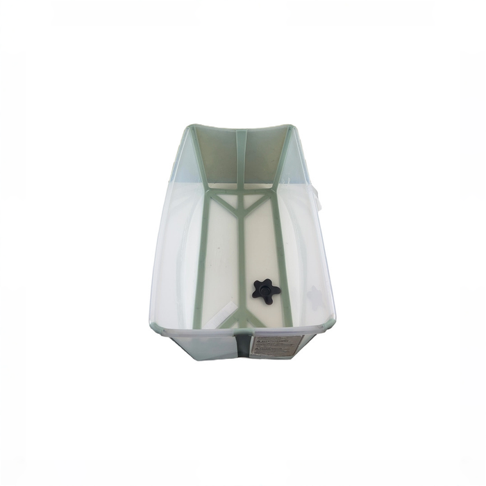 Shop Stokke Flexi Bath Foldable Baby Bathtub, Regular, Transparent Green at GoodBuy Gear