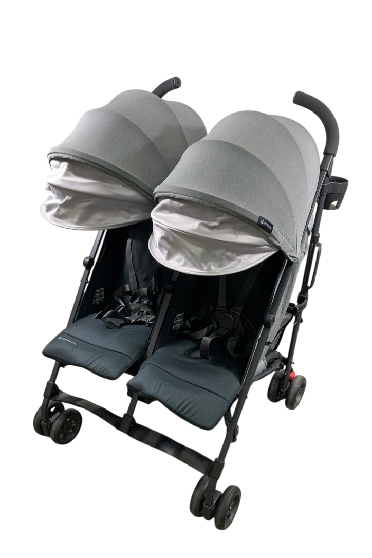 UPPAbaby G-Link V2 Double Stroller, 2022, Greyson (Charcoal Melange)