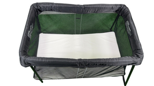 Shop BabyBjorn Travel Crib Light Bundle with Fitted Sheet, Black at GoodBuy Gear