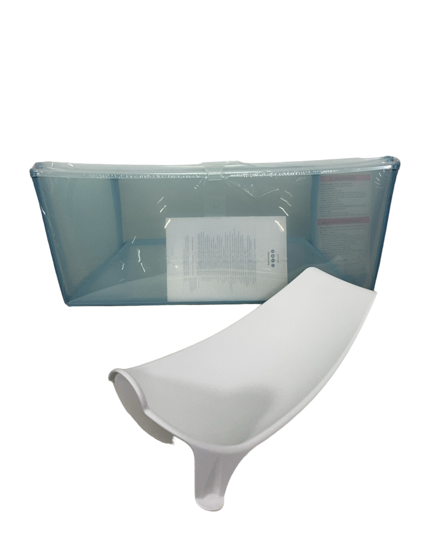 stokke bath infant insert Stokke Flexi Bath Bundle Pack, Ocean Blue, XLarge
