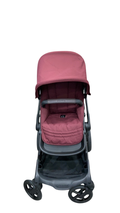 Shop Bugaboo Kangaroo Single To Double Stroller, 2024, Black, Dark Cherry, Dark Cherry at GoodBuy Gear