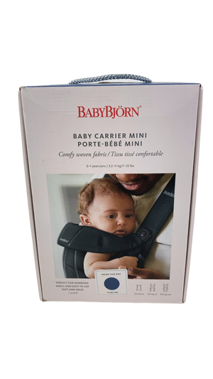 BabyBjorn Baby Carrier Mini Vintage Indigo Woven