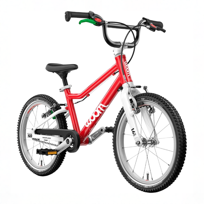 Shop Woom GO 3 Bike "16, Base Model, Woom Red at GoodBuy Gear