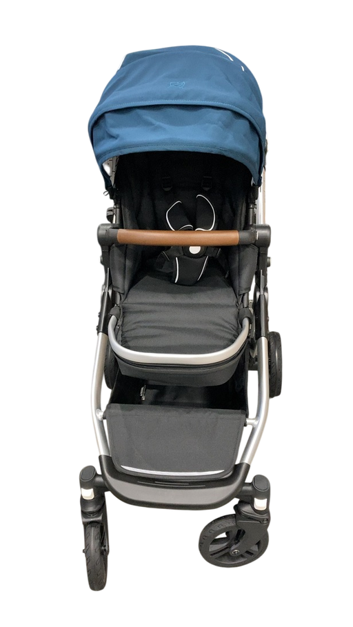 Shop Mockingbird Single to Double 2.0 Stroller, 2025, Sea, Silver With Penny Leather, Windowpane at GoodBuy Gear
