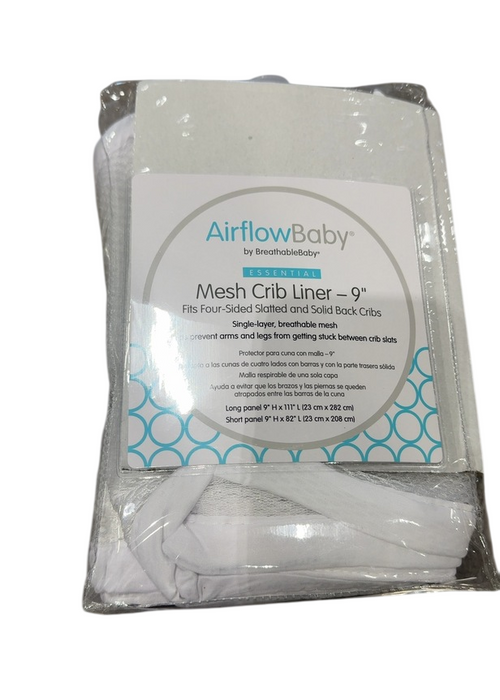 Shop AirFlowBaby Crib Bumper, White, 9" at GoodBuy Gear