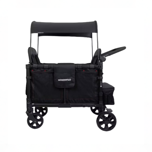 Shop Wonderfold W4 Luxe Pro Stroller Wagon, 2025, Jet Black at GoodBuy Gear
