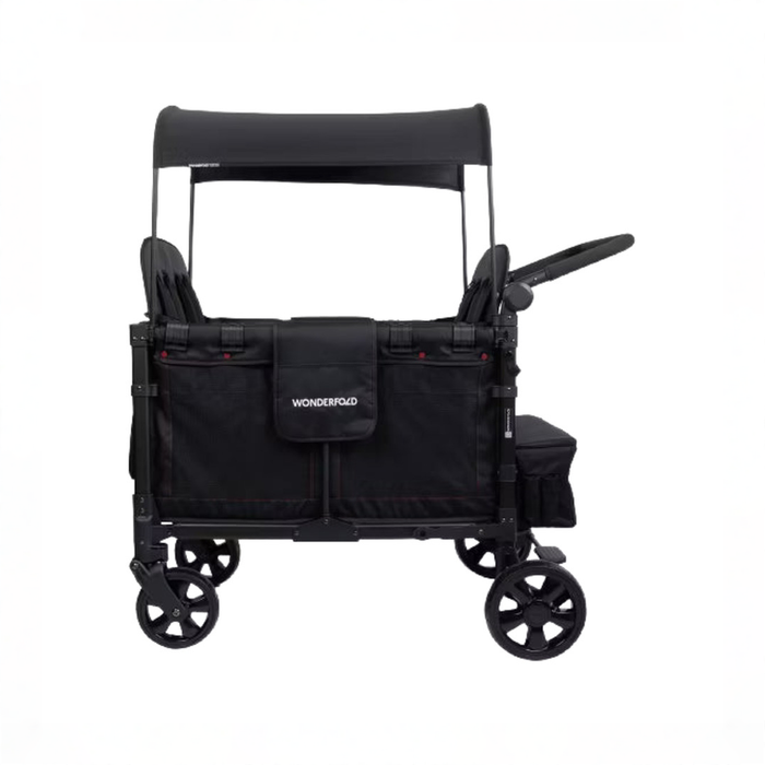 Shop Wonderfold W4 Luxe Pro Stroller Wagon, 2025, Jet Black at GoodBuy Gear