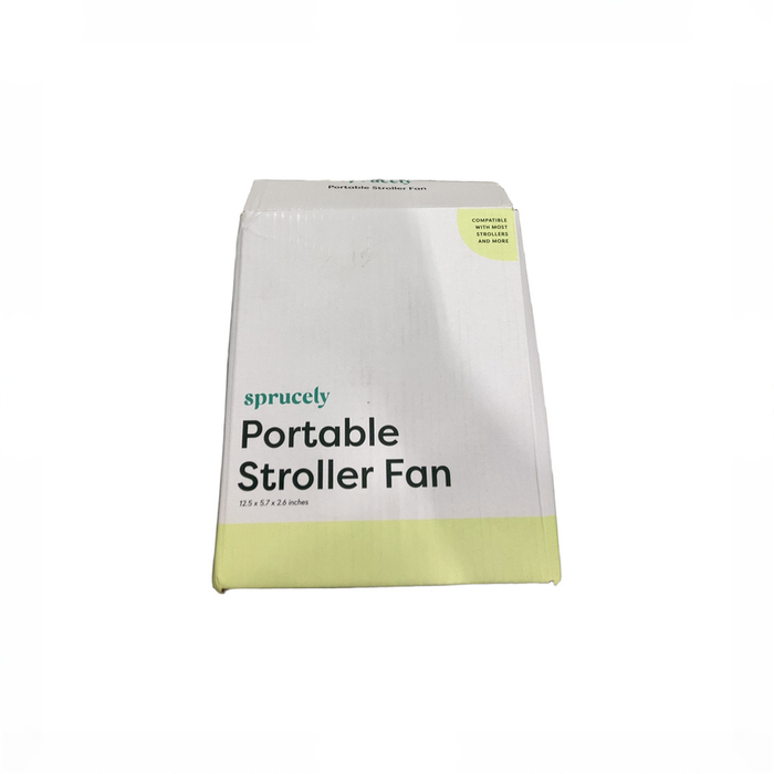 Shop DRAFT - Sprucely Rechargeable Portable Stroller Fan, Black at GoodBuy Gear