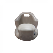 Shop Upseat Baby Floor & Booster Seat with Tray, Taupe at GoodBuy Gear