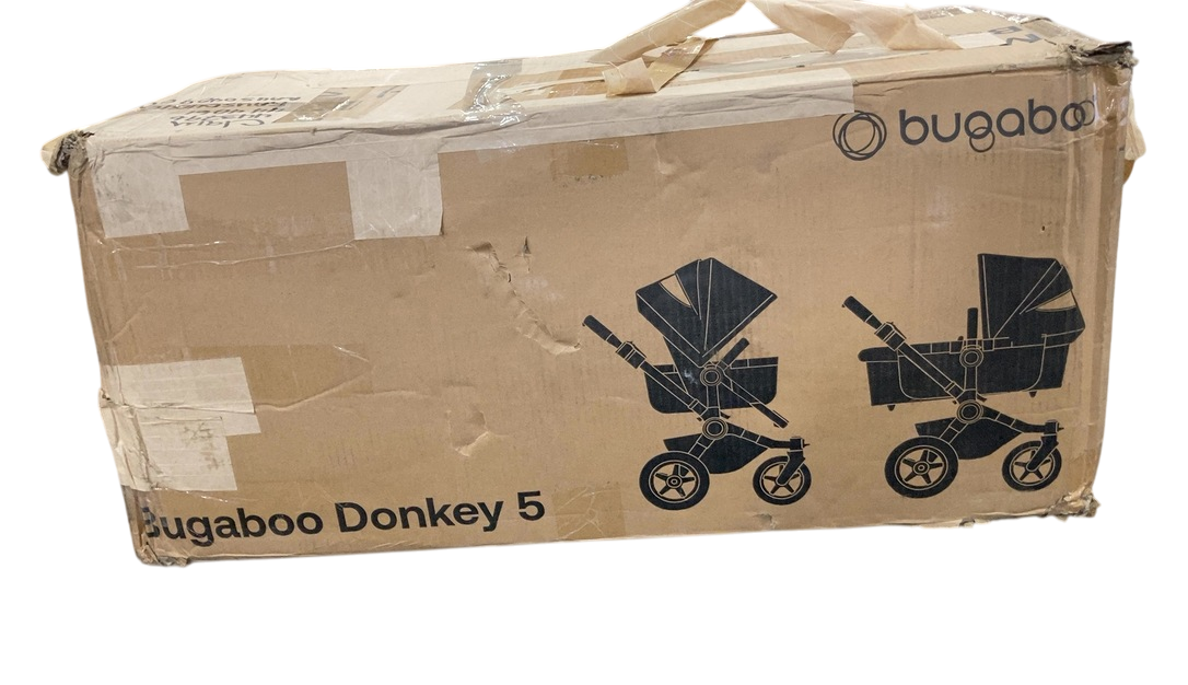 Shop Bugaboo Donkey 5 Mono Stroller, 2025, Black, Midnight Black, Misty White at GoodBuy Gear
