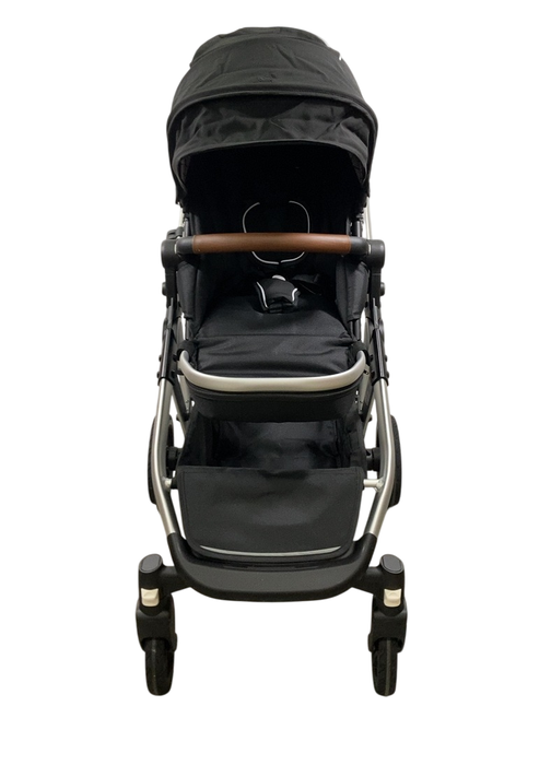 Shop Mockingbird Single to Double 2.0 Stroller, 2024, Black, Silver With Penny Leather, Windowpane at GoodBuy Gear