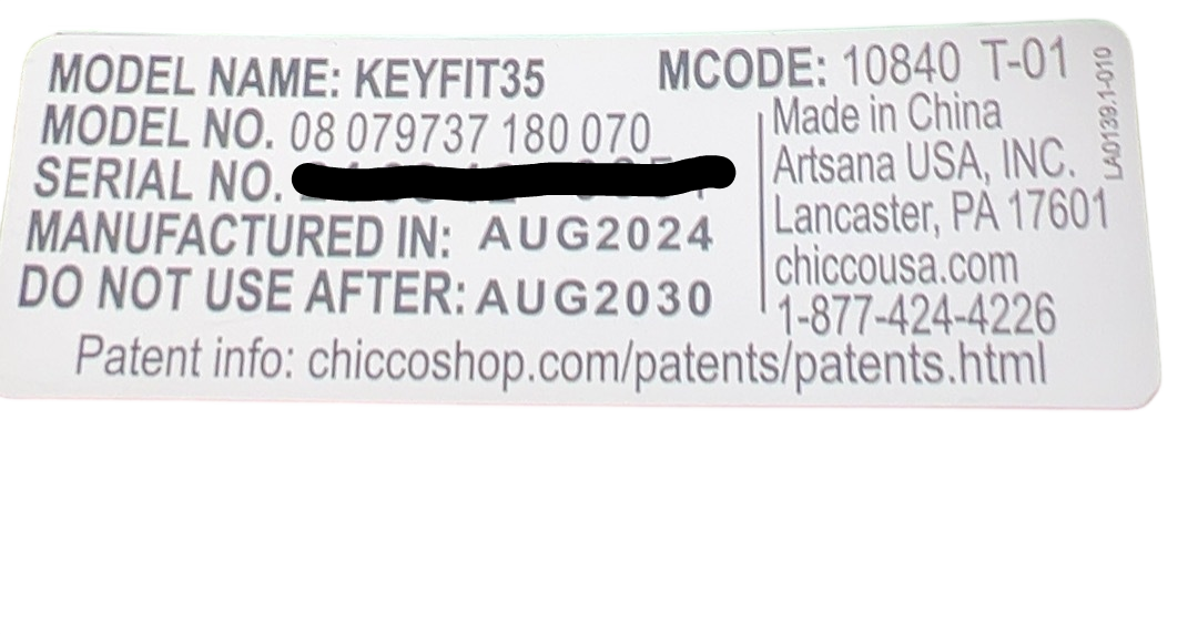 Shop Chicco Keyfit 35 ClearTex Infant Car Seat, 2024, Legend at GoodBuy Gear
