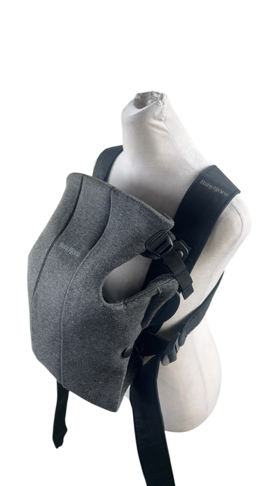 Shop BabyBjorn Baby Carrier Mini, Charcoal Gray 3D Jersey at GoodBuy Gear